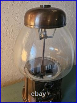 Vintage Rare Limited Edition 1985 Carousel Copper GumBall Machine, 15 Tall-Very