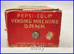 Vintage Rare Marx Toy Pepsi Co Vending Machine Toy