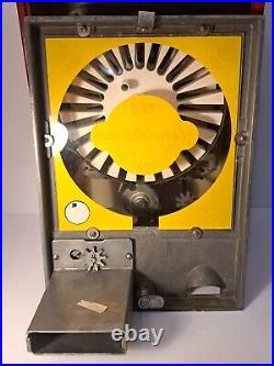 Vintage Rare Metal Body Red Vendorama Coin Op 25¢ Ballpoint Pen Vending Machine