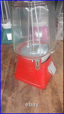 Vintage Red 1 Cent Gumball Machine #1