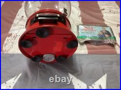 Vintage Red Ford Gum Ball Machine 1 Cent Penny With Plastic Globe & Lock