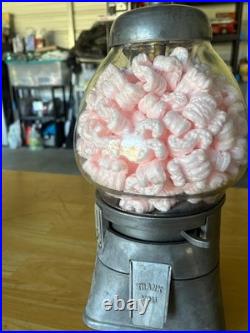 Vintage Regal/Silver King 5 Cent Aluminum Gumball Vending Machine