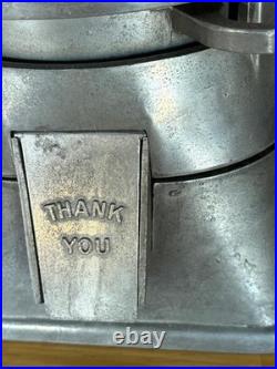 Vintage Regal/Silver King 5 Cent Aluminum Gumball Vending Machine