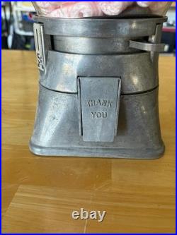 Vintage Regal/Silver King 5 Cent Aluminum Gumball Vending Machine