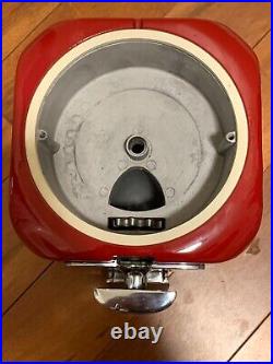 Vintage Restored Cherry Red Post WWII 50's Penny ¢ Gumball Machine by Acorn MFG