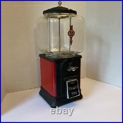 Vintage Retro 1950 Victor Vending Topper Rare 5 Cent Gumball Machine Key & Lock