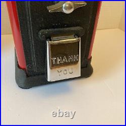 Vintage Retro 1950 Victor Vending Topper Rare 5 Cent Gumball Machine Key & Lock