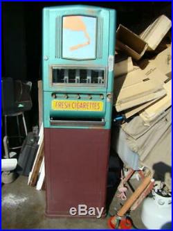 Vintage Retro Art Deco Tobacco Cigarette Pack Vending Coin Machine
