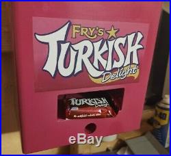 Vintage Retro Cadburys Frys Turkish Delight Chocolate Vending Machine Piggy Bank