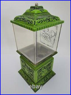 Vintage Retro Green Goodies Candy Nut Dispenser Vending Machine Patent Pending