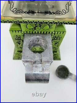 Vintage Retro Green Goodies Candy Nut Dispenser Vending Machine Patent Pending