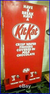 Vintage Retro Kit Kat Chocolate Sweet Vending Machine Dispenser Man Cave Den