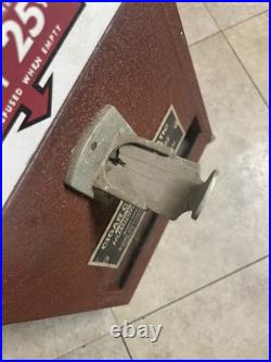 Vintage Roi-Tan Counter Matic Cigar Dispenser Quarter Vending Machine With Key