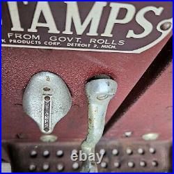 Vintage SCHERMACK TWIN STAMP VENDING MACHINES- U. S. POSTAL SERVICE- NICE-KEY