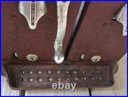 Vintage SCHERMACK TWIN STAMP VENDING MACHINES- U. S. POSTAL SERVICE- NICE-KEY