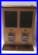 Vintage SEAGA Commercial Double Bar Top Vending Candy Peanut Machine Coin Turn