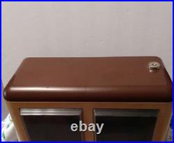 Vintage SEAGA Commercial Double Bar Top Vending Candy Peanut Machine Coin Turn