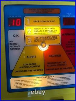 Vintage SOBRIETY CHECKPOINT MACHINE Vending Alcohol Beer DWI DUI All Keys NR