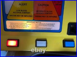 Vintage SOBRIETY CHECKPOINT MACHINE Vending Alcohol Beer DWI DUI All Keys NR