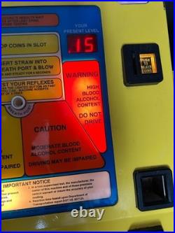 Vintage SOBRIETY CHECKPOINT MACHINE Vending Alcohol Beer DWI DUI All Keys NR