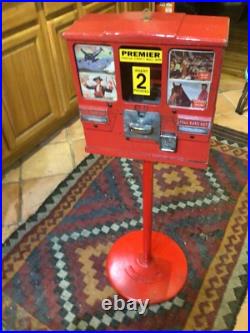 Vintage STANDARD SPECIALTY CO STAND for Oak Premiere Gum & Card Vending Machine