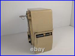 Vintage S&H Green Stamp Machine With Key and Stand Tan