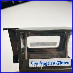 Vintage Scale Model Los Angeles Times Newspaper Vending Machine Rack
