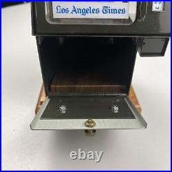 Vintage Scale Model Los Angeles Times Newspaper Vending Machine Rack
