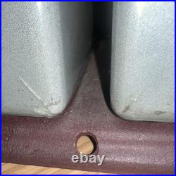 Vintage Schermack 10 and one cent Postage Stamp Vending Machine Double Machine