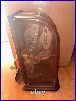 Vintage Schermack 4 Cent Stamps Machine One Piece Fell Of As Shown In Pic No Key