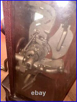 Vintage Schermack 4 Cent Stamps Machine One Piece Fell Of As Shown In Pic No Key