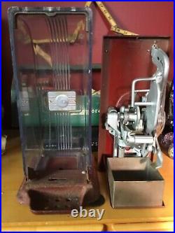 Vintage Schermack Countertop Stamp Machine 10 cent Stamps with 2 keys