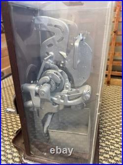 Vintage Schermack Postage Stamp Coin-op Vending Machine Dual Crank 4 5¢ Detroit