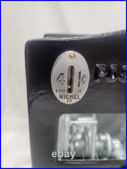 Vintage Schermack Sanitary Postage Stamp Station Machine Dime Nickel 2 Slot