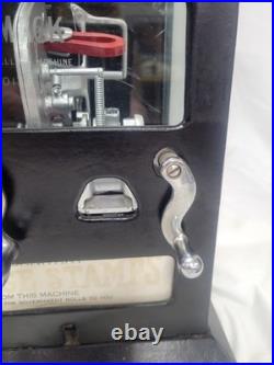 Vintage Schermack Sanitary Postage Stamp Station Machine Dime Nickel 2 Slot