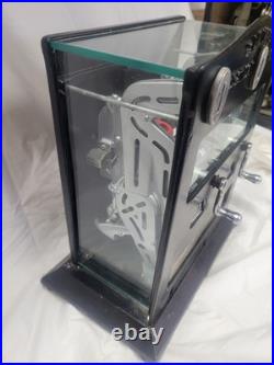 Vintage Schermack Sanitary Postage Stamp Station Machine Dime Nickel 2 Slot