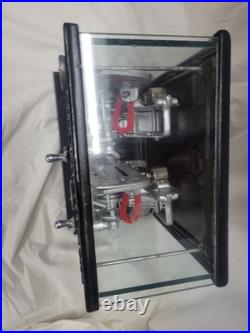 Vintage Schermack Sanitary Postage Stamp Station Machine Dime Nickel 2 Slot