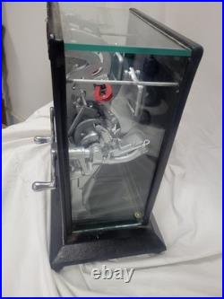 Vintage Schermack Sanitary Postage Stamp Station Machine Dime Nickel 2 Slot