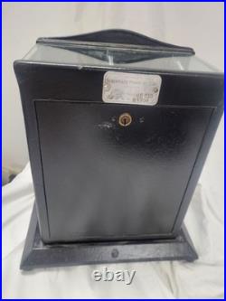 Vintage Schermack Sanitary Postage Stamp Station Machine Dime Nickel 2 Slot