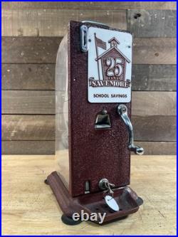 Vintage Schermack School Savings Stamp Vending Machine Model 125 No. 100905