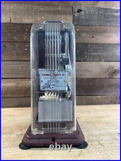 Vintage Schermack School Savings Stamp Vending Machine Model 125 No. 100905