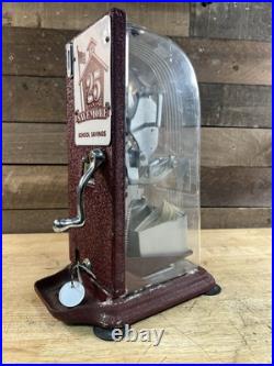 Vintage Schermack School Savings Stamp Vending Machine Model 125 No. 100905