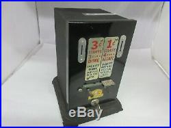 Vintage Schermack Stamp Vending Machine Counter Display Advertising 468-s