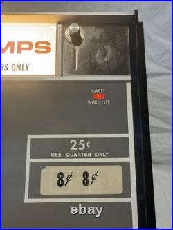 Vintage Scribe Electric USPS Postage Stamp Vending Machine with Keys Lights Up