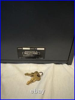 Vintage Scribe Electric USPS Postage Stamp Vending Machine with Keys Lights Up