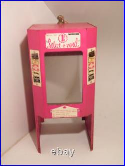 Vintage Select-O-Matic Candy Gum Vending Machine PENNY SELECT O VEND