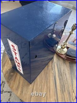Vintage Shipman Postage Stamp Dispenser Machine Works And Has Keys