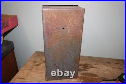 Vintage Shipman Sanitary 5c 10c Postage Stamps Porcelain Front Vending Machine