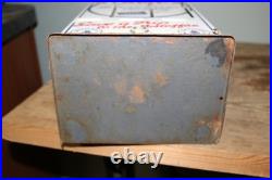 Vintage Shipman Sanitary 5c 10c Postage Stamps Porcelain Front Vending Machine