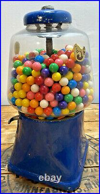 Vintage Silver King 5 Cent Gumball Machine